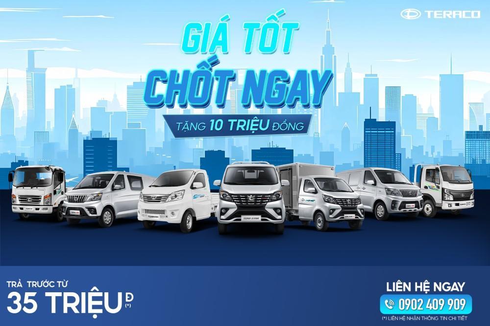 Tháng 10 ưu đãi xe Teraco giá tốt – chốt ngay
